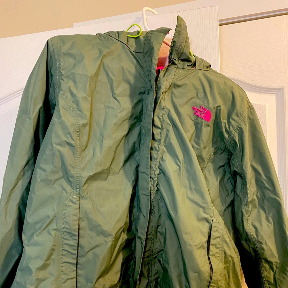 Womens North Face rain jacket